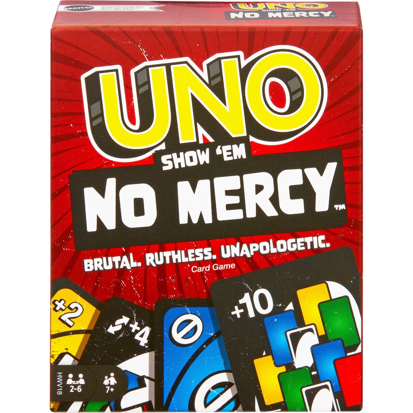 Mattel UNO No Mercy, Kartenspiel