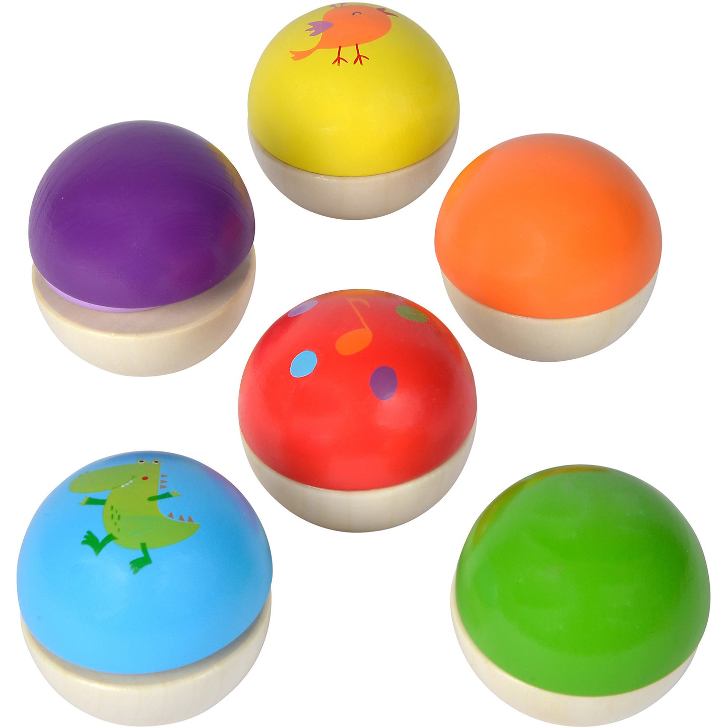 Musik Holzkugel mit Sound, Musikspielzeug