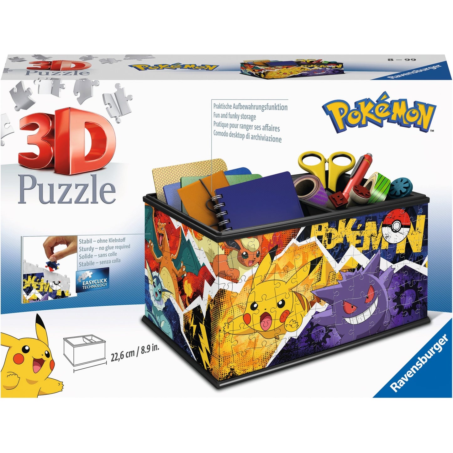 Ravensburger 3D Puzzle Aufbewahrungsbox Pokèmon (mehrfarbig)