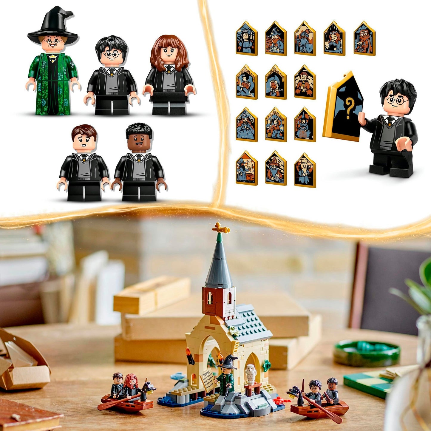 LEGO 76426 Harry Potter Bootshaus von Schloss Hogwarts, Konstruktionsspielzeug