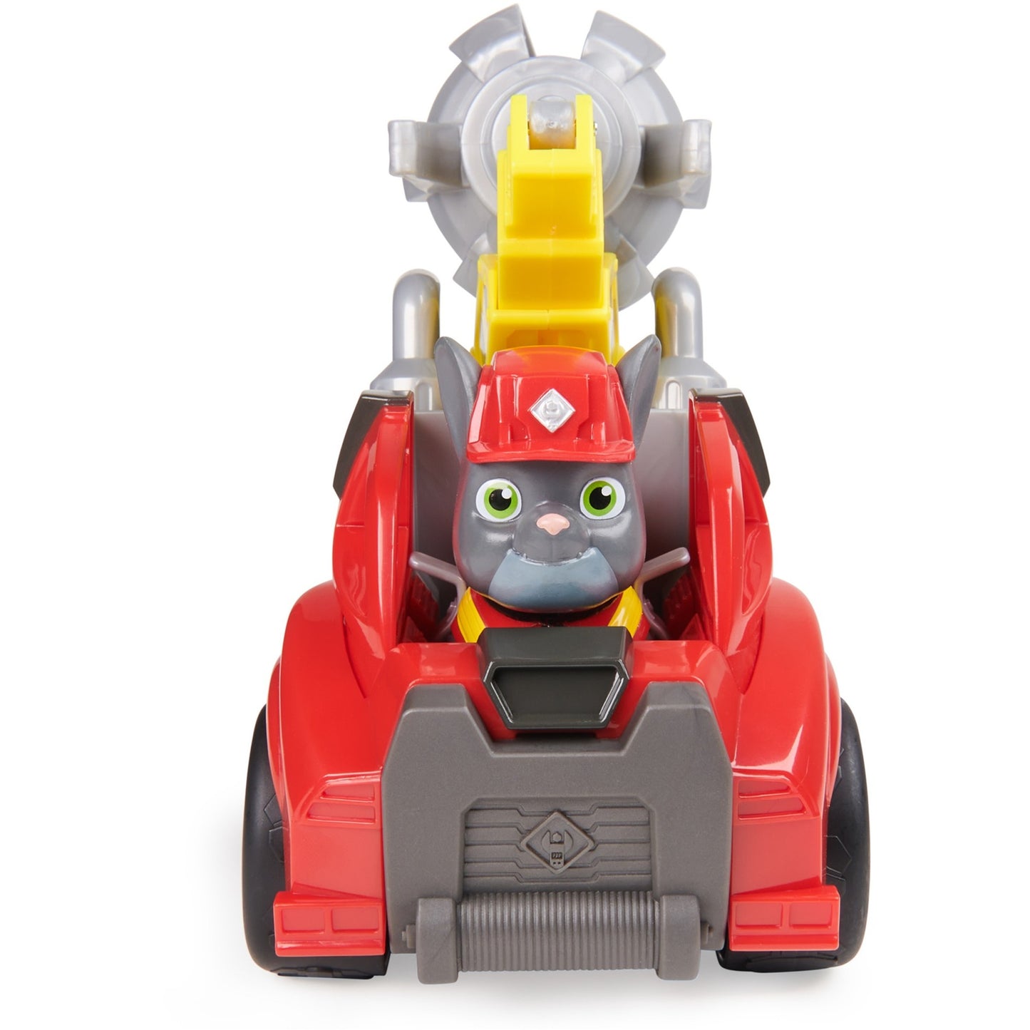 Spin Master Rubble & Crew - Kran-Baufahrzeug mit Charger-Figur, Spielfahrzeug