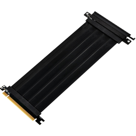 Silverstone Technology PCIe-x16-Riser-Flachbandkabel RC03 (schwarz, für das Gehäuse PIO)