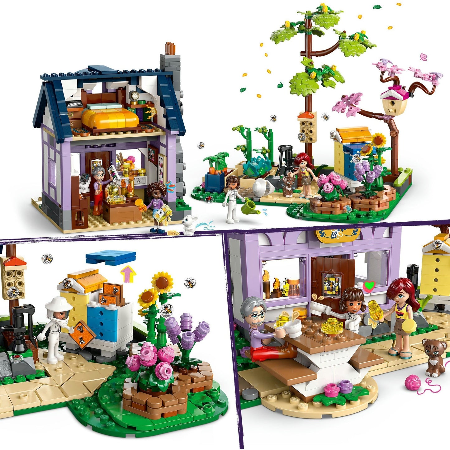 42669 Friends Haus und Blumengarten der Imker, Konstruktionsspielzeug