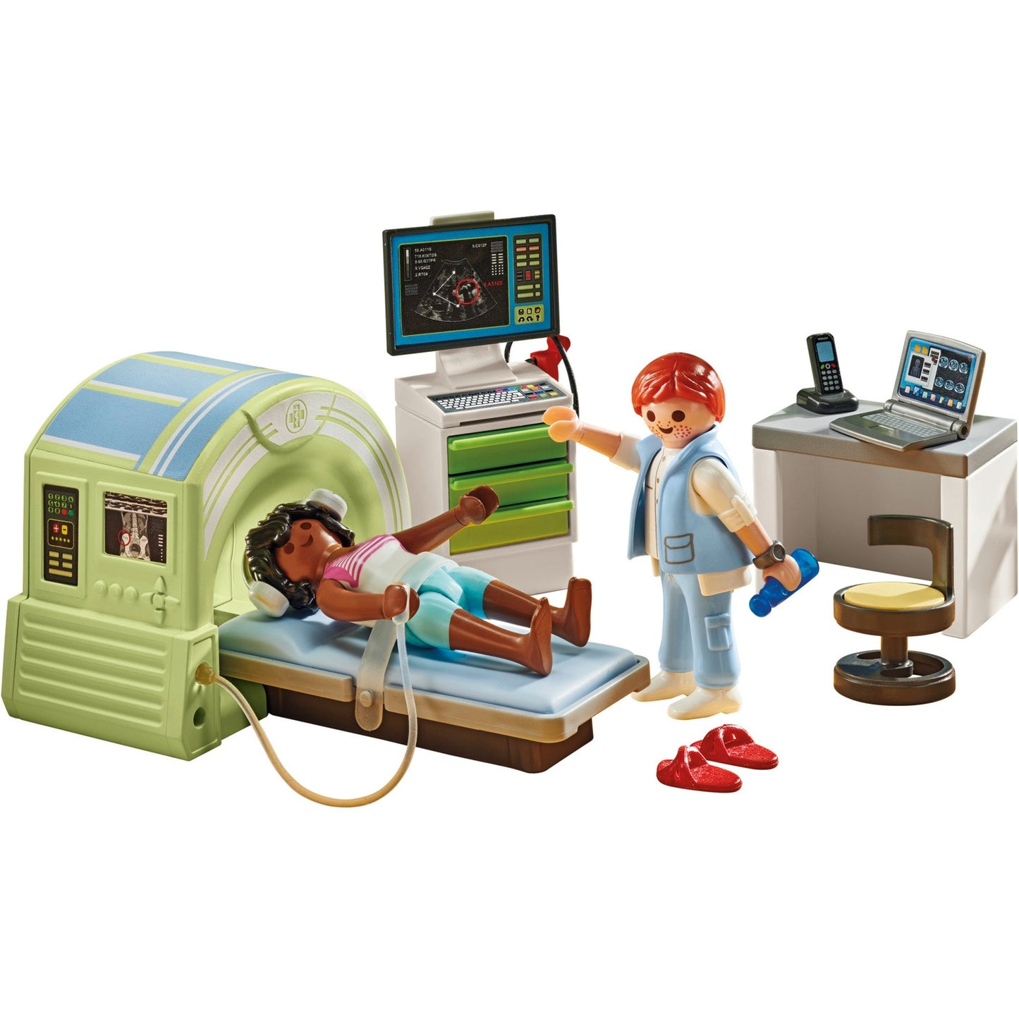 PLAYMOBIL 71618 Action Heroes MRT mit Patient, Konstruktionsspielzeug