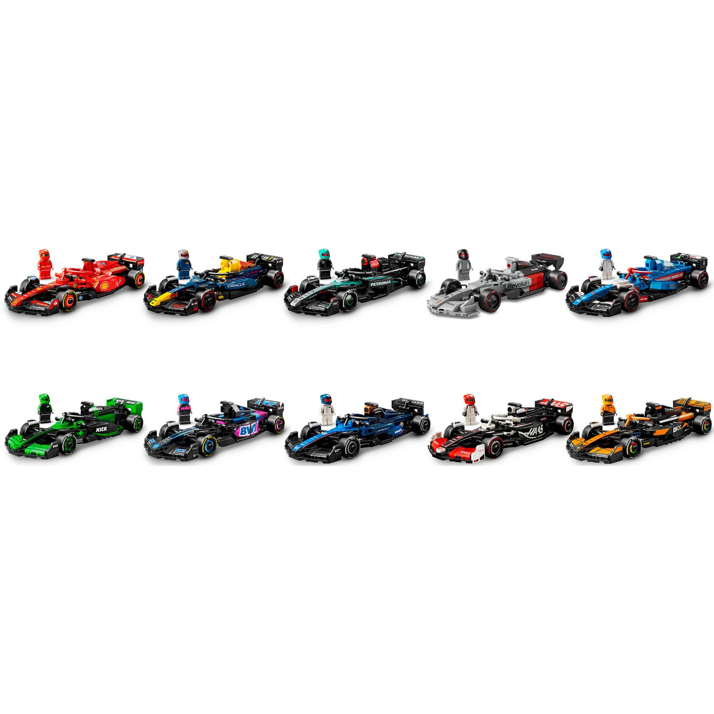 Speed Champions Formel 1 Bundle, Konstruktionsspielzeug