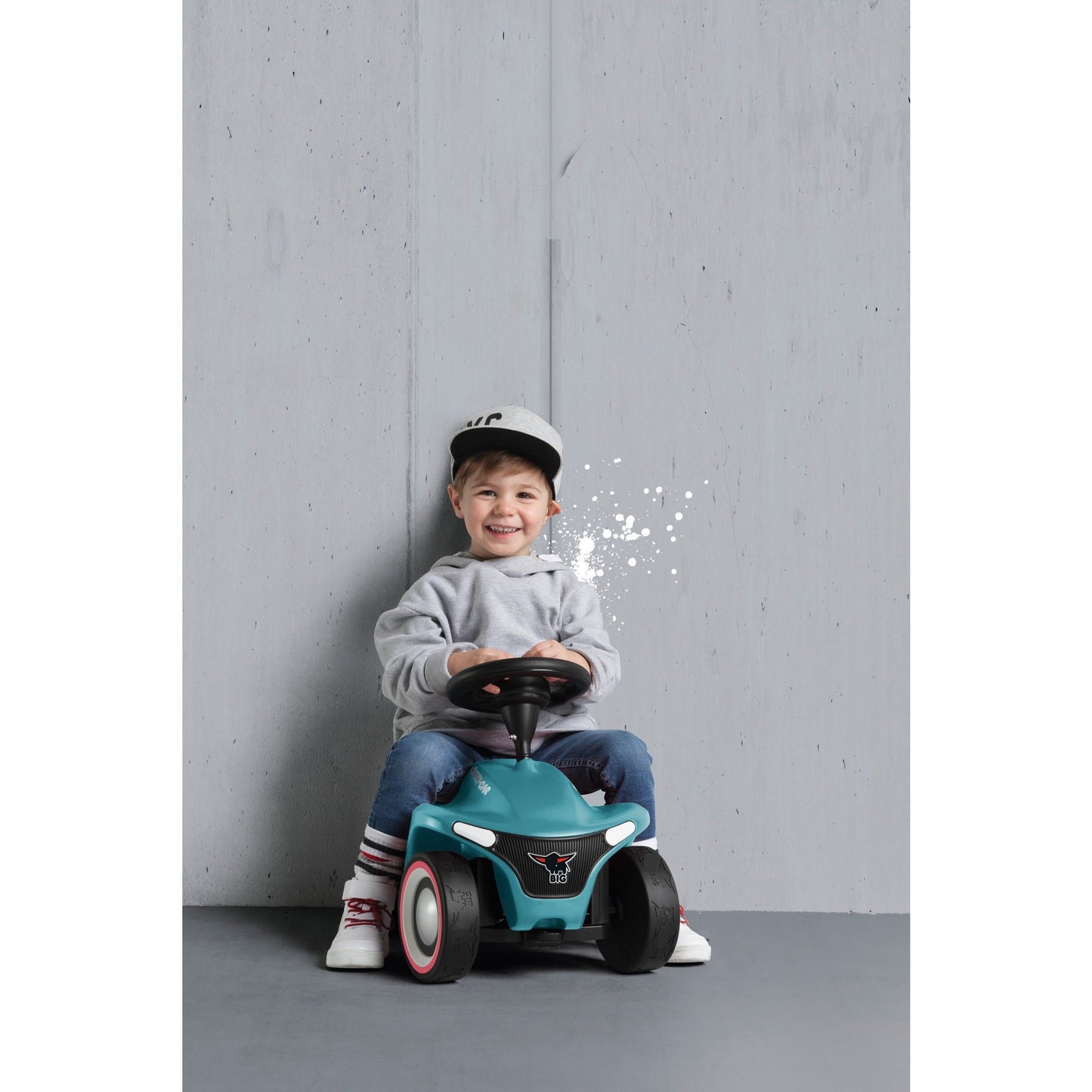 BIG Bobby Car Neo Farbe des Jahres 2023 (azurblau/apricot)
