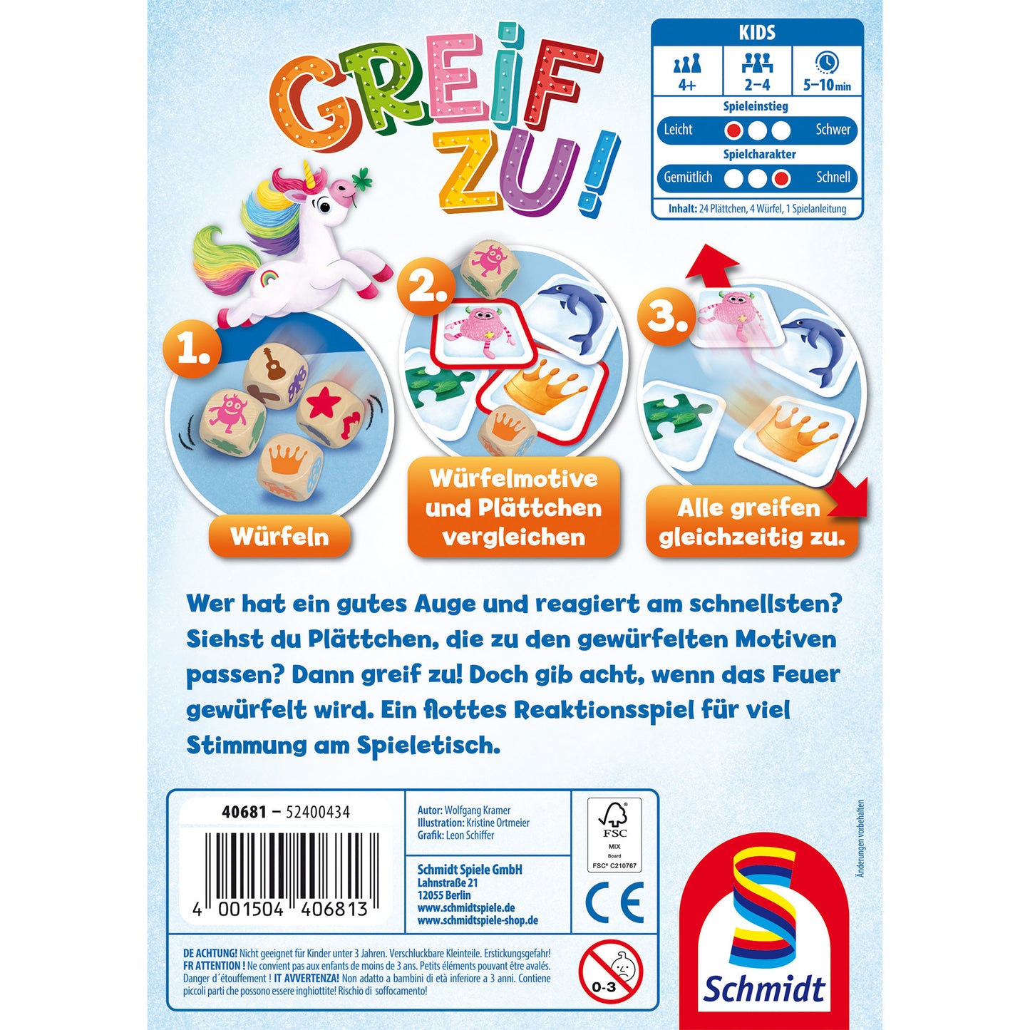 Greif zu!, Brettspiel