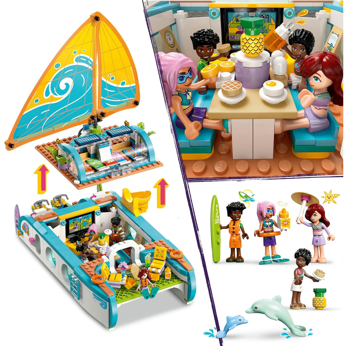 42664 Friends Segelabenteuer, Konstruktionsspielzeug