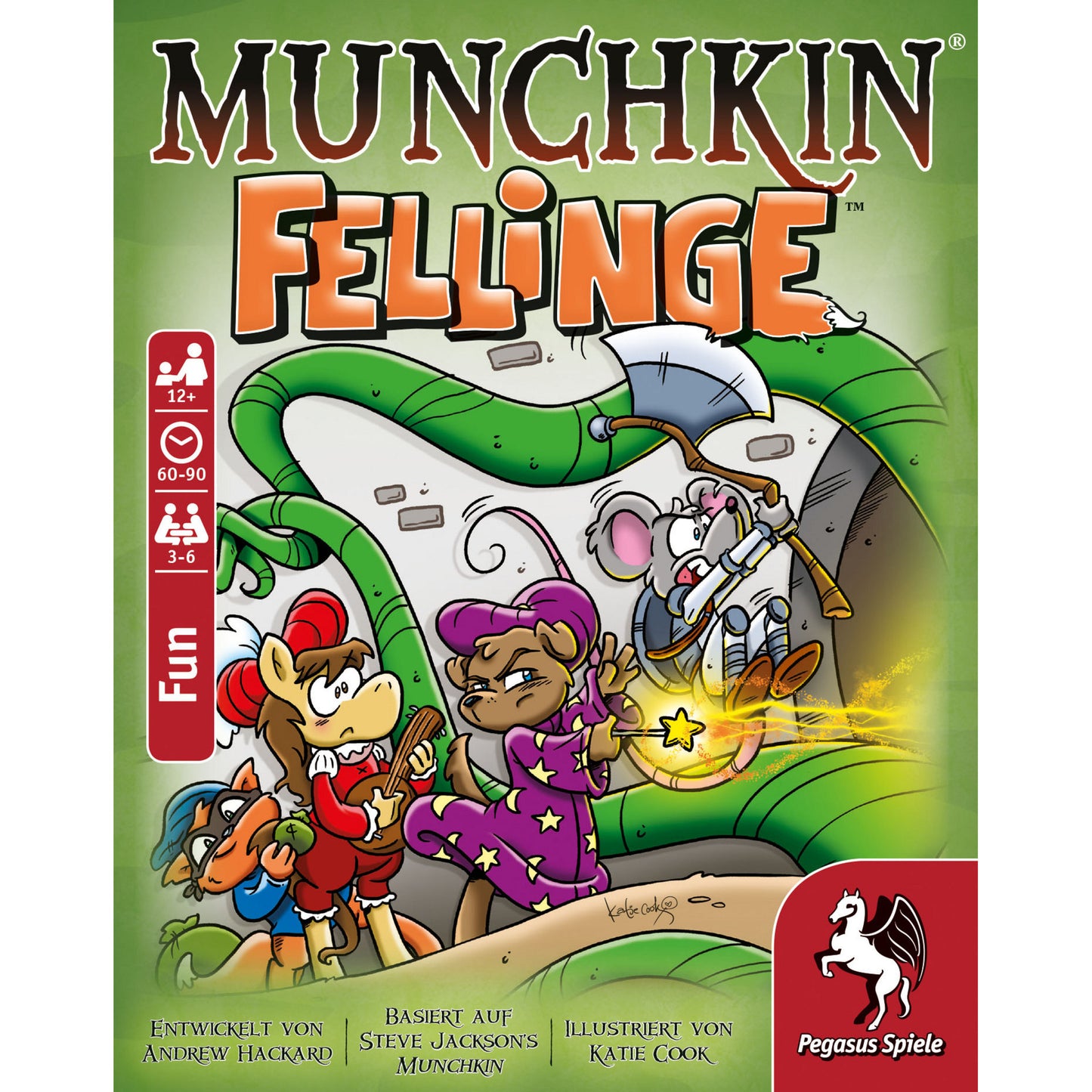 Munchkin Fellinge, Kartenspiel