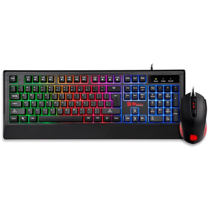 Ttesports Challenger Combo RGB (schwarz, DE-Layout, Rubberdome)