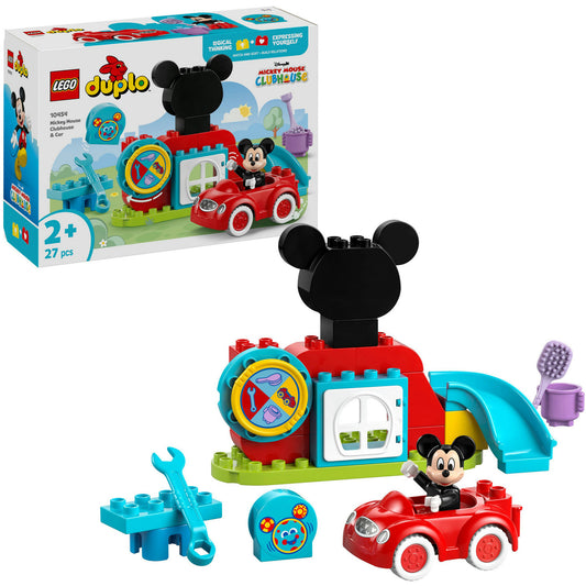 10454 DUPLO Disney Mickys Clubhaus und Auto, Konstruktionsspielzeug