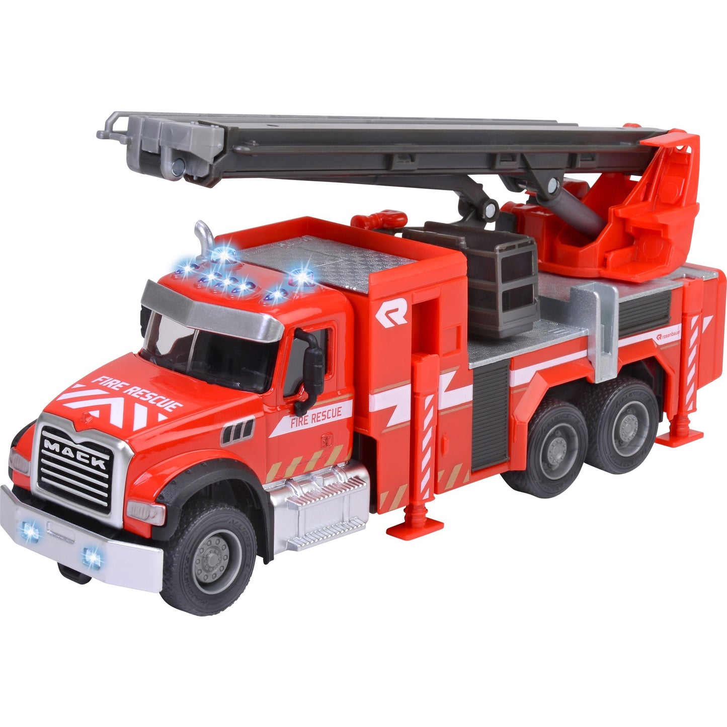 Majorette Mack Granite Feuerwehr-Truck, Spielfahrzeug