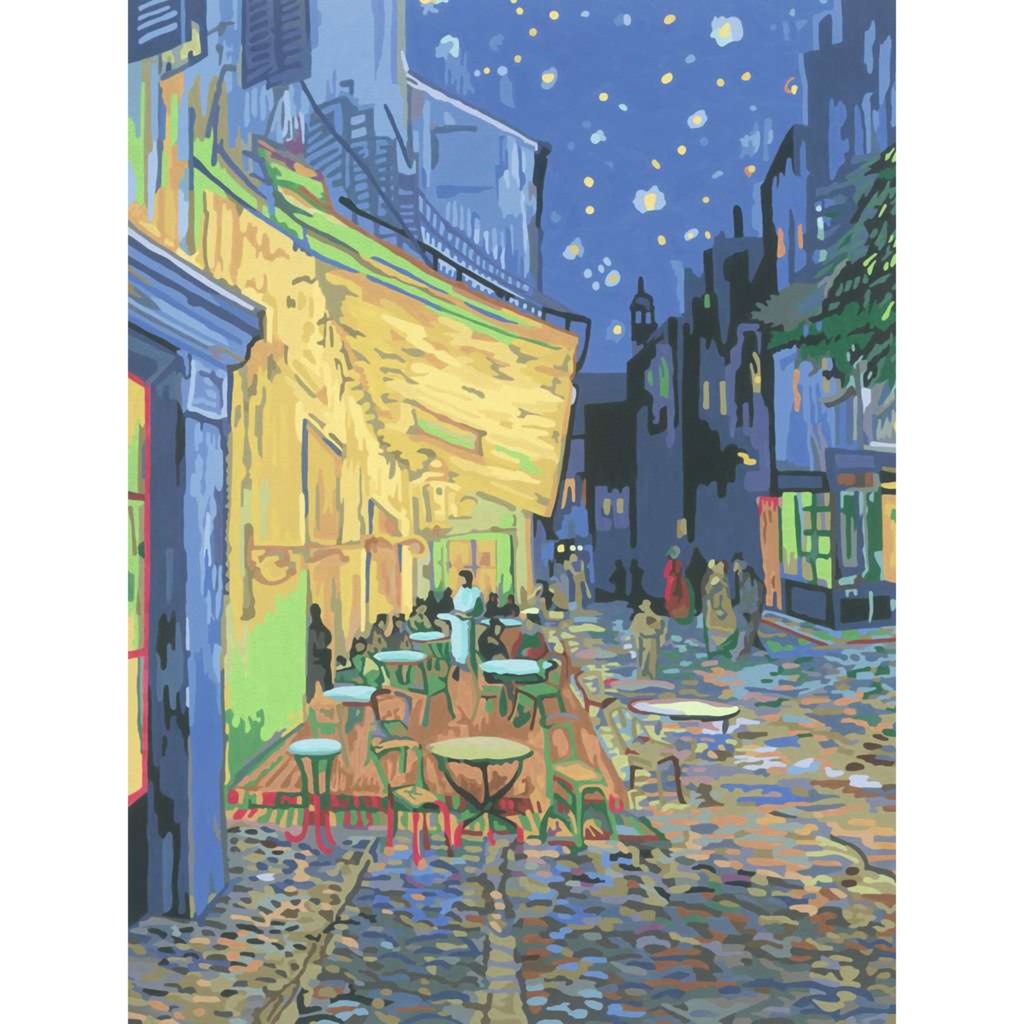 Ravensburger CreArt ART Collection - Café Terrace at Night (Van Gogh), Malen