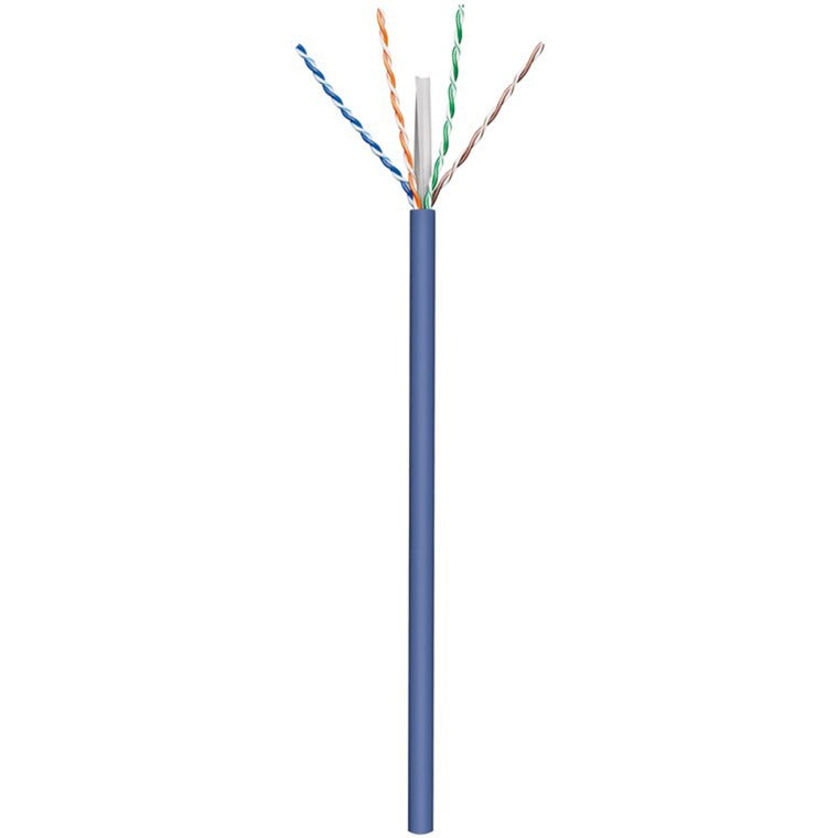 Goobay Netzwerkkabel Cat.6a, U/UTP (blau, 100 Meter)