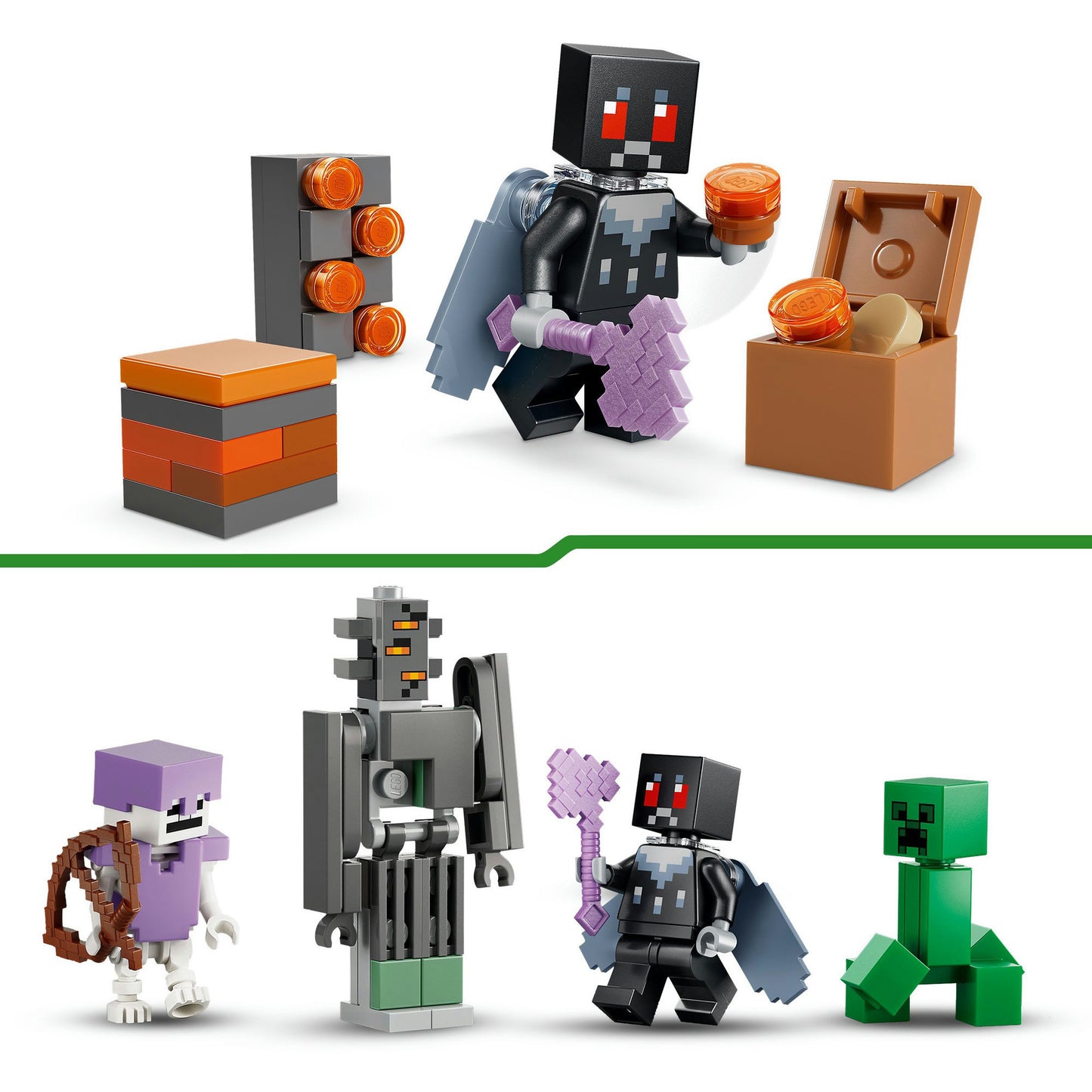 21586 Minecraft Blasser Garten, Konstruktionsspielzeug