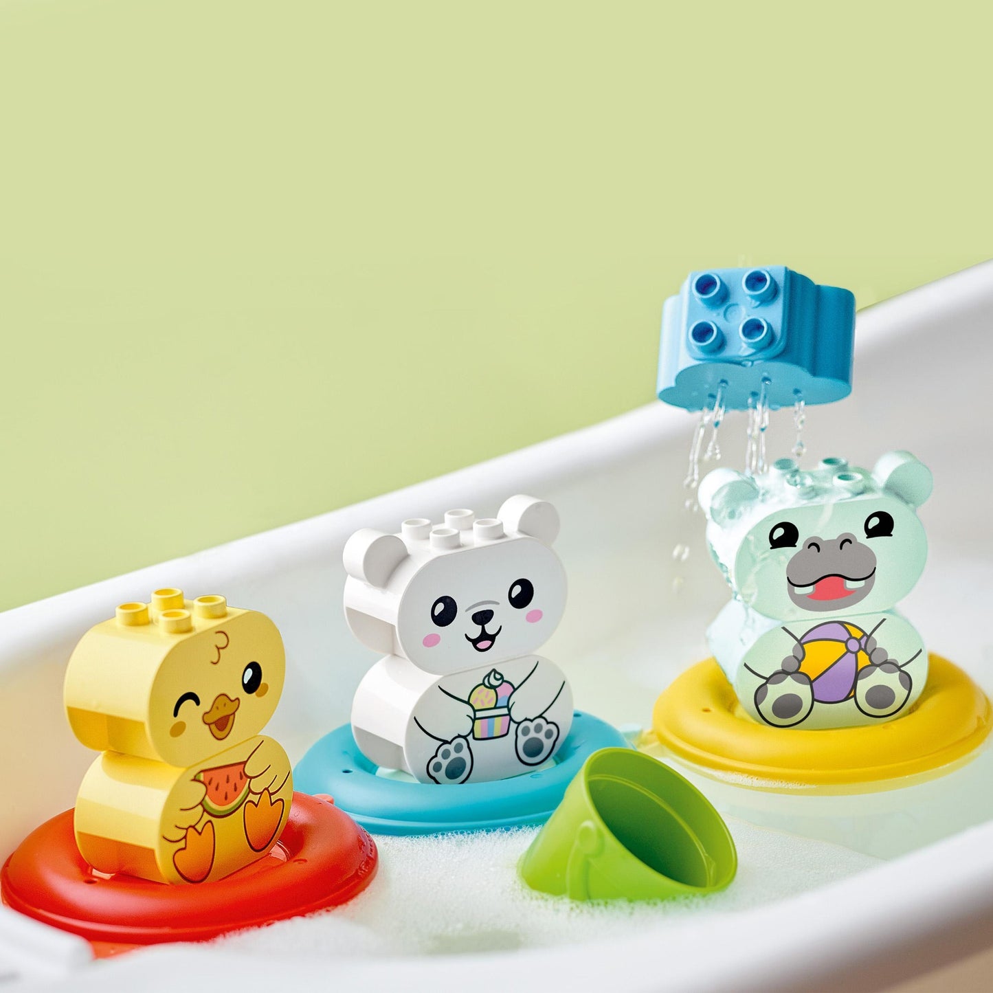 LEGO 10965 DUPLO Badewannenspaß: Schwimmender Tierzug, Konstruktionsspielzeug