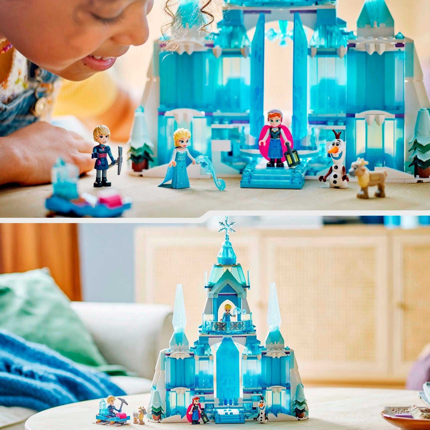 LEGO 43244 Disney Princess Elsas Winterpalast, Konstruktionsspielzeug