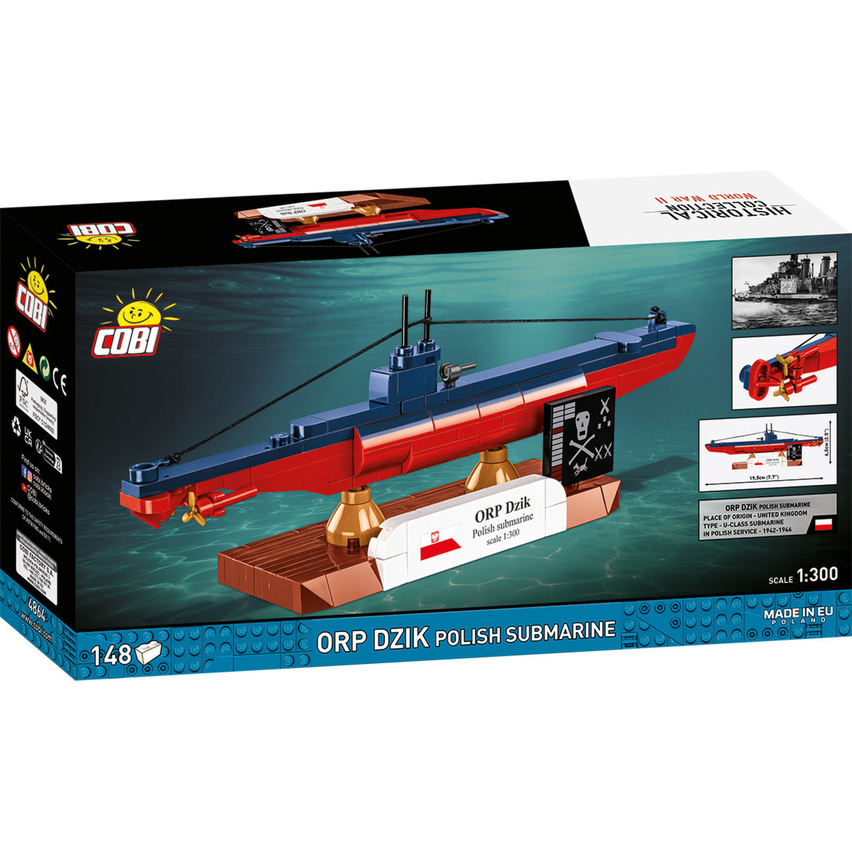 ORP Dzik Polish Submarine, Konstruktionsspielzeug