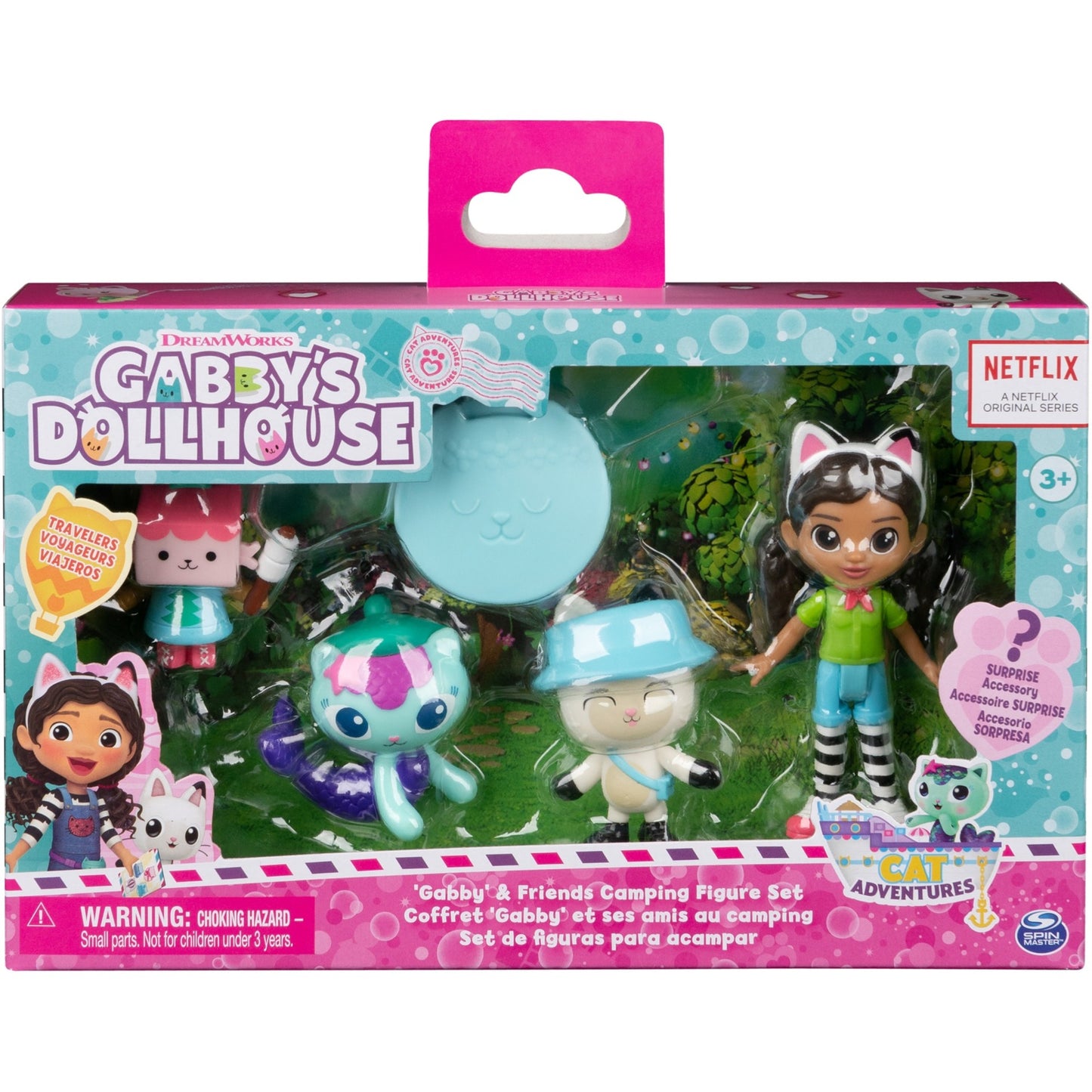 Spinmaster DreamWorks Gabby's Dollhouse Cat Adventures - Camping Figuren Set