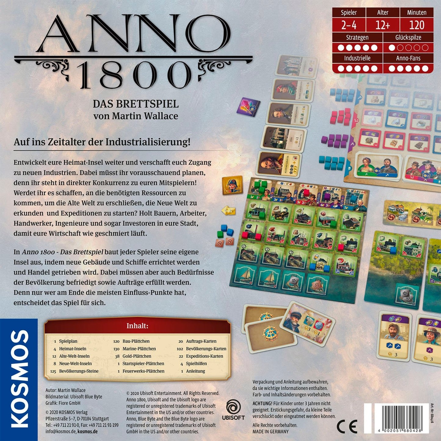 KOSMOS Anno 1800, Brettspiel