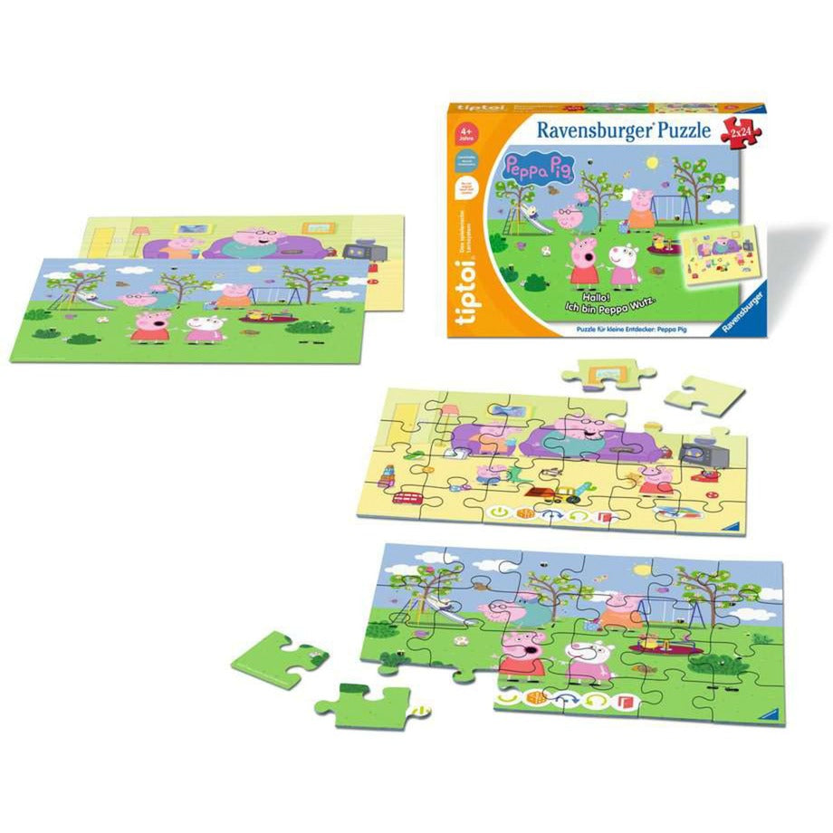 Ravensburger tiptoi Puzzle für kleine Entdecker: Peppa Wutz