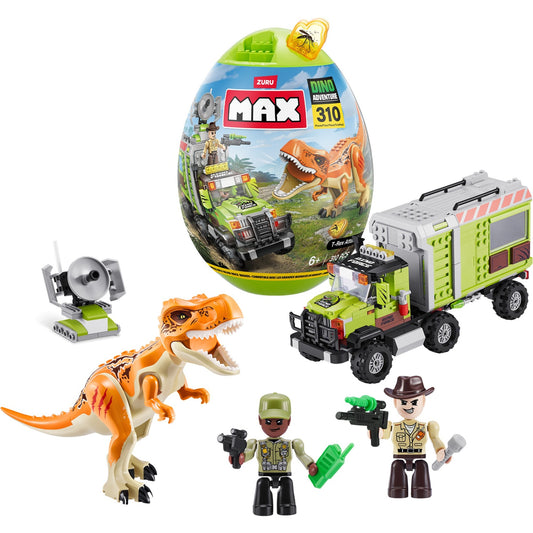 MAX - Dino Adventure T-Rex Attack, Konstruktionsspielzeug
