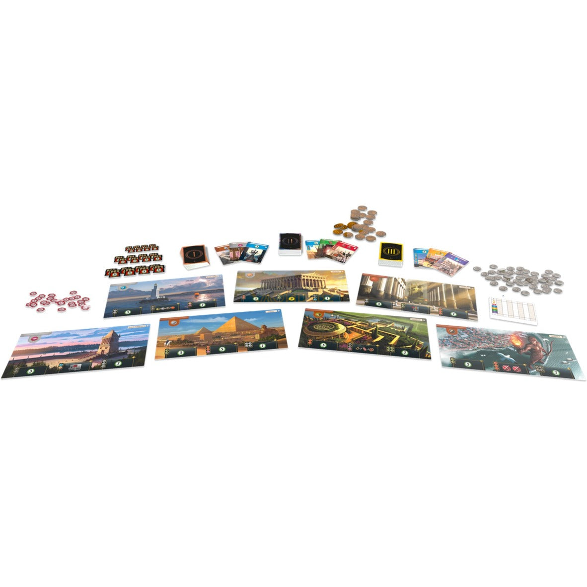 Asmodee 7 Wonders - Grundspiel - neues Design, Brettspiel