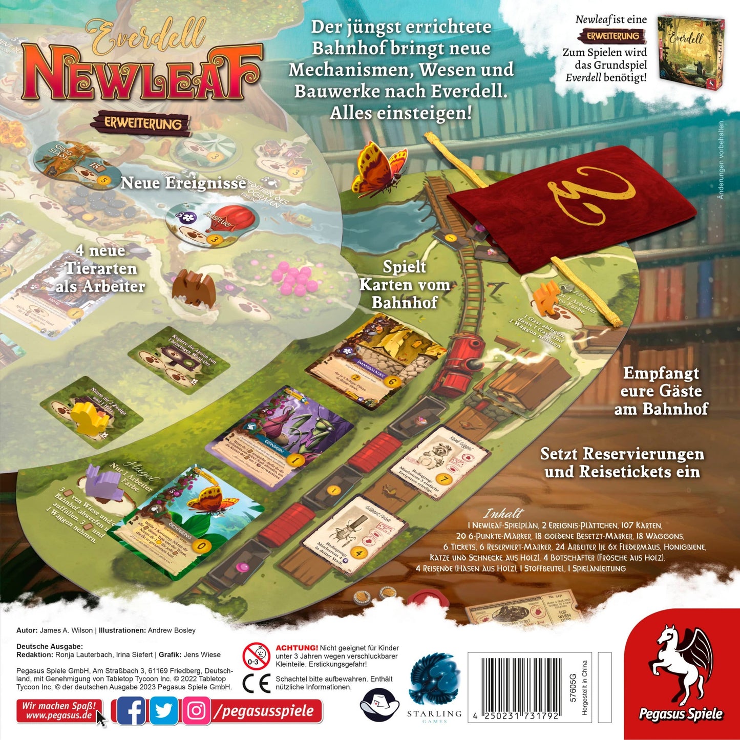 Pegasus Everdell: Newleaf, Brettspiel