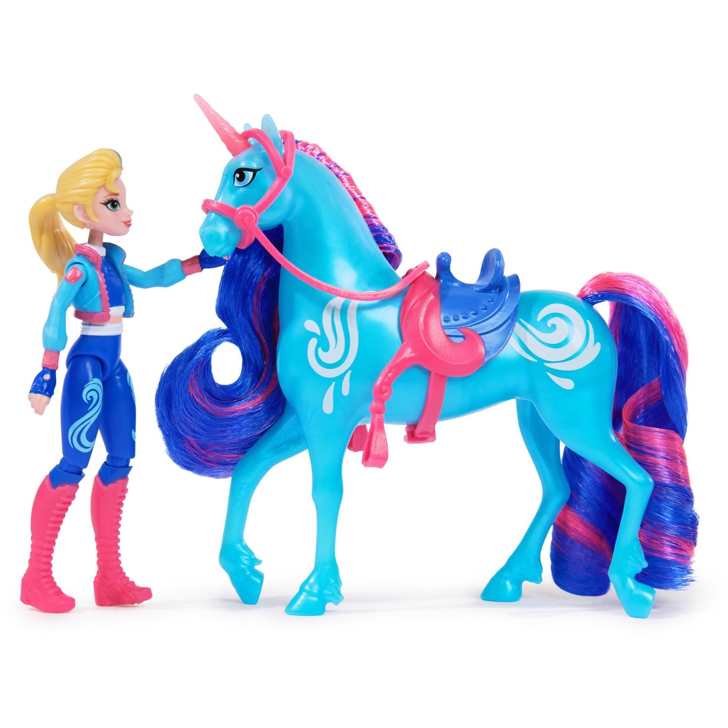 Spinmaster Unicorn Academy - Isabel und Einhorn River Set