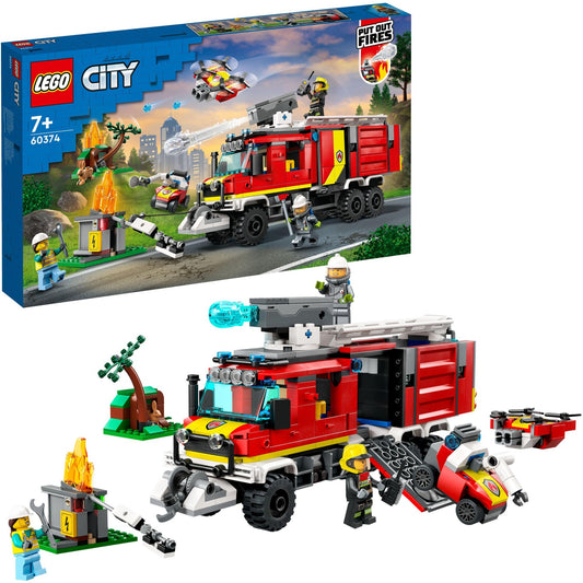 LEGO 60374 City Einsatzleitwagen der Feuerwehr, Konstruktionsspielzeug