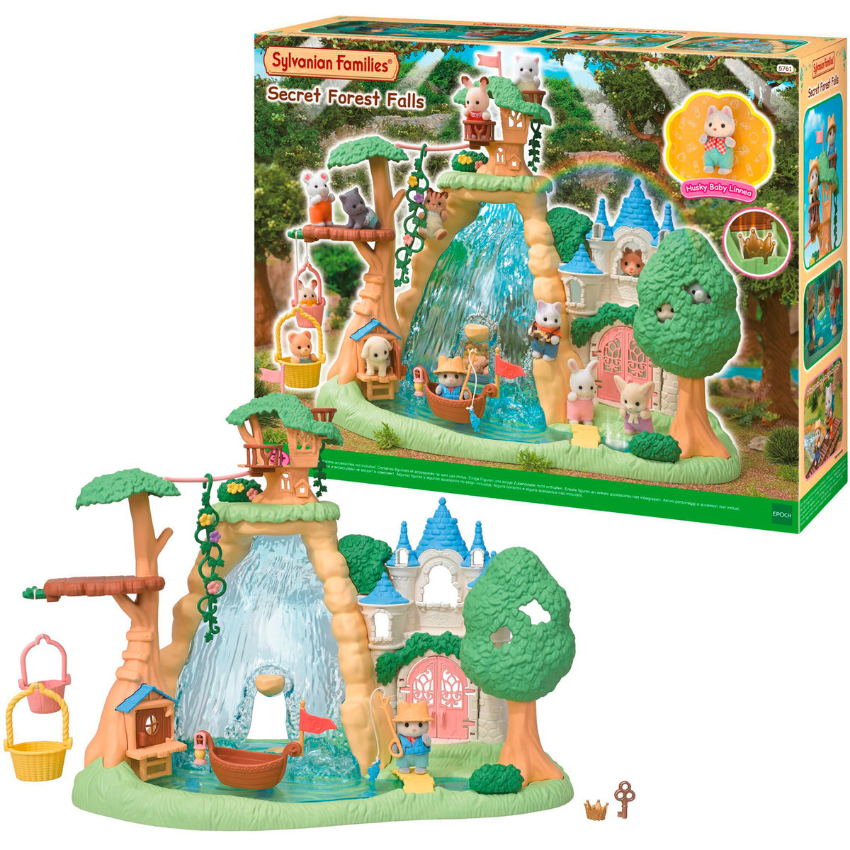 Sylvanian Families - Abenteuerspielplatz Wasserfall, Konstruktionsspielzeug