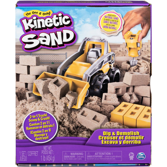 Spin Master Kinetic Sand - Baustellen Set, Spielsand