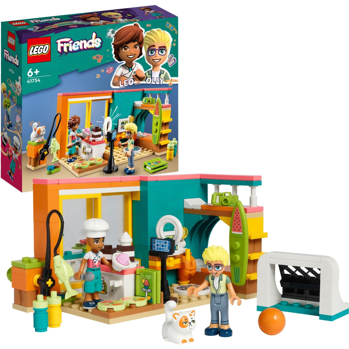 LEGO 41754 Friends Leos Zimmer, Konstruktionsspielzeug