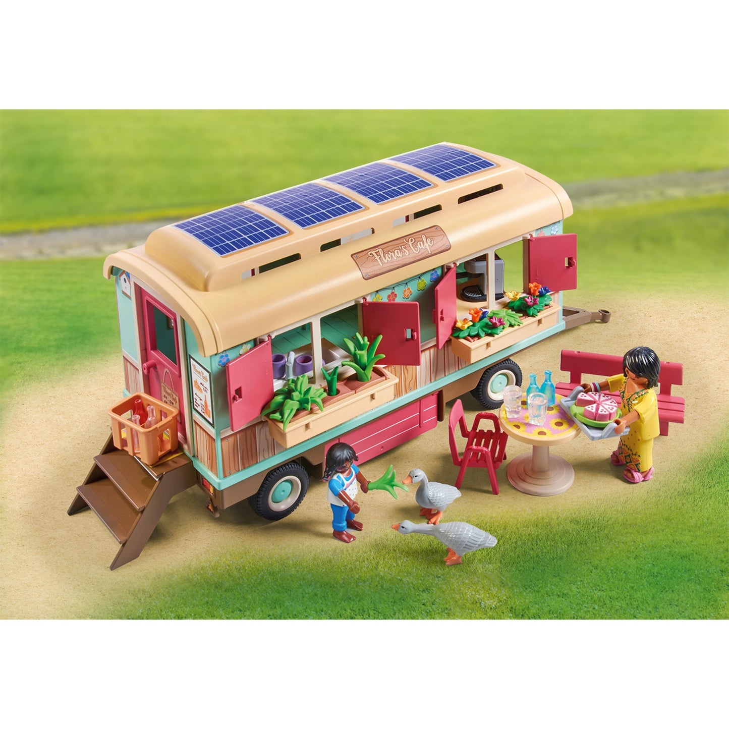 PLAYMOBIL 71441 Country Gemütliches Bauwagencafé, Konstruktionsspielzeug