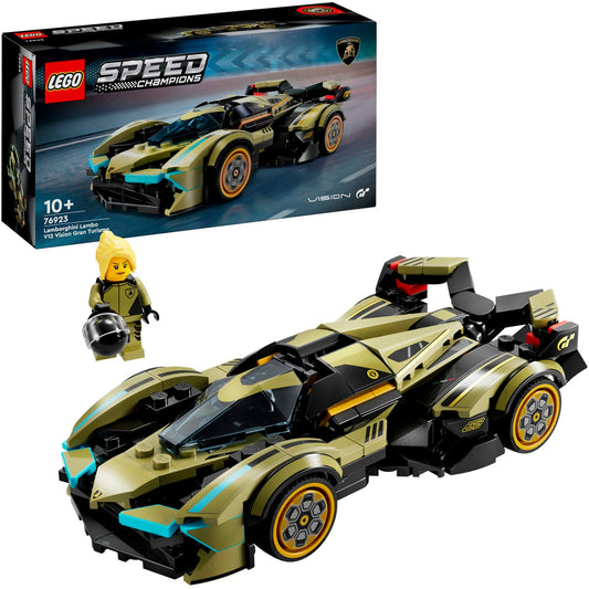 LEGO 76923 Speed Champions Lamborghini Lambo V12 Vision GT Supersportwagen, Konstruktionsspielzeug