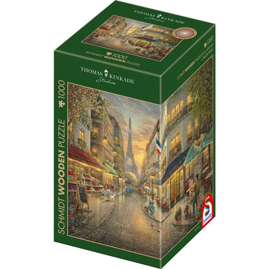 Schmidt Spiele Holzpuzzle Thomas Kinkade Studios: Malerisches Paris (1000 Teile)