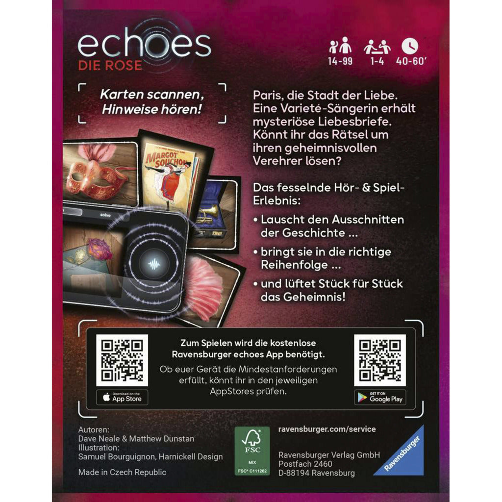 echoes Die Rose, Gesellschaftsspiel