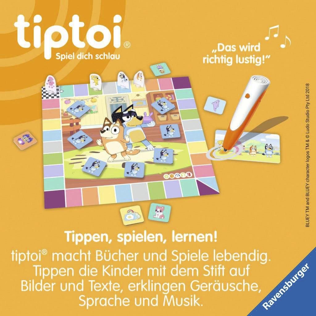 tiptoi Bluey Aufräum-Spass, Brettspiel