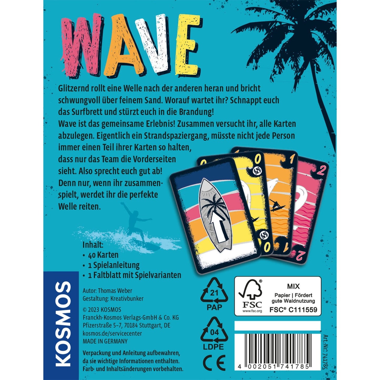 KOSMOS Wave, Kartenspiel