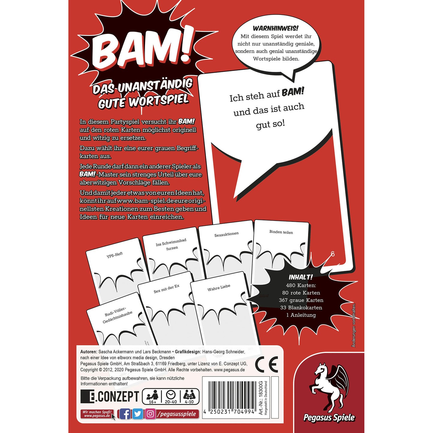 BAM! - Das unanständig gute Wortspiel, Partyspiel