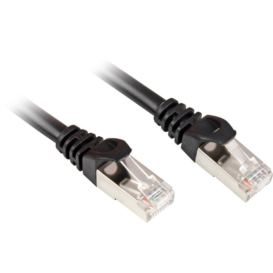 Sharkoon Patchkabel RJ45 Cat.6 SFTP (schwarz, 2 Meter)