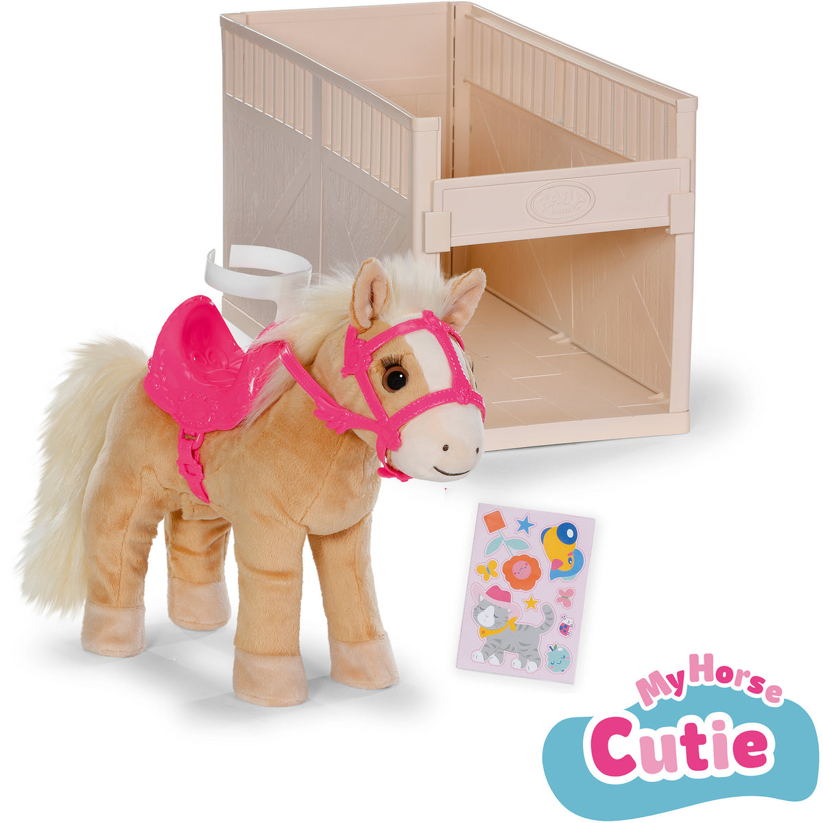BABY born Mein Pferd Cutie mit Box, Spielfigur