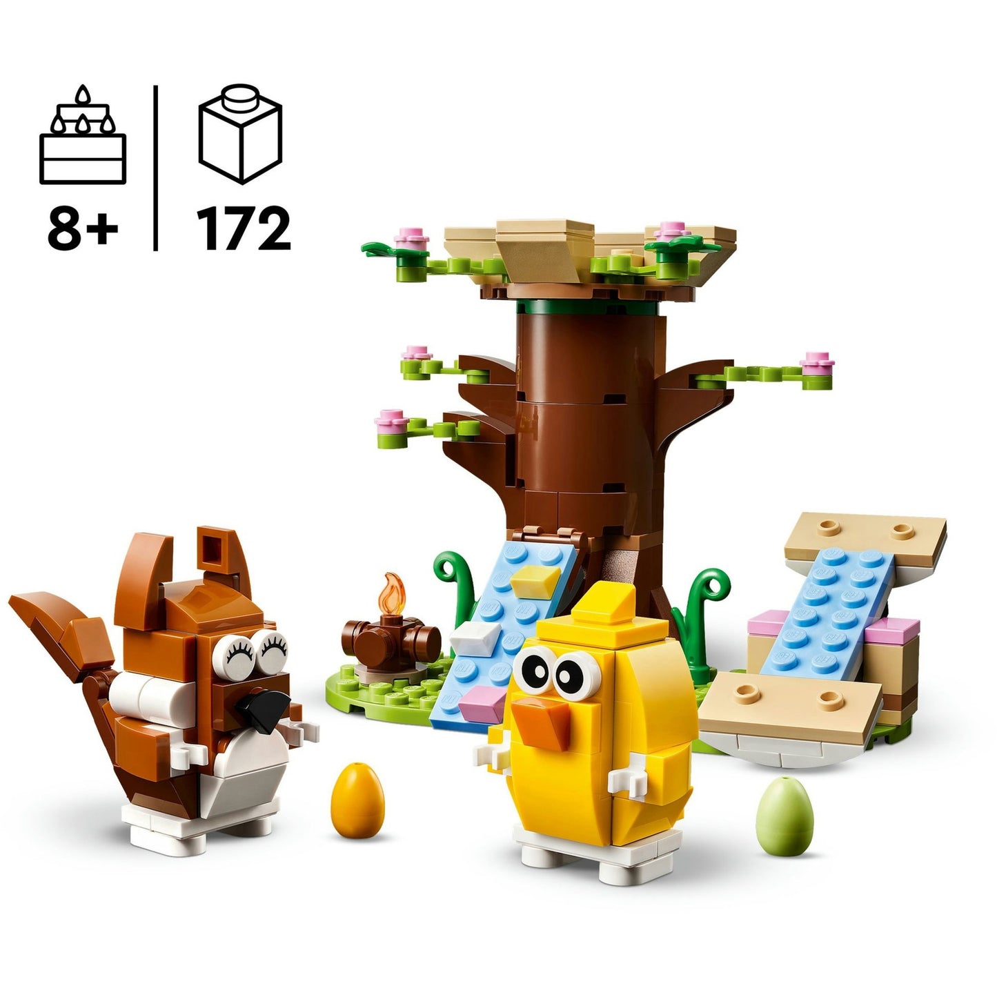 40709 Frühlingstierspielplatz, Konstruktionsspielzeug