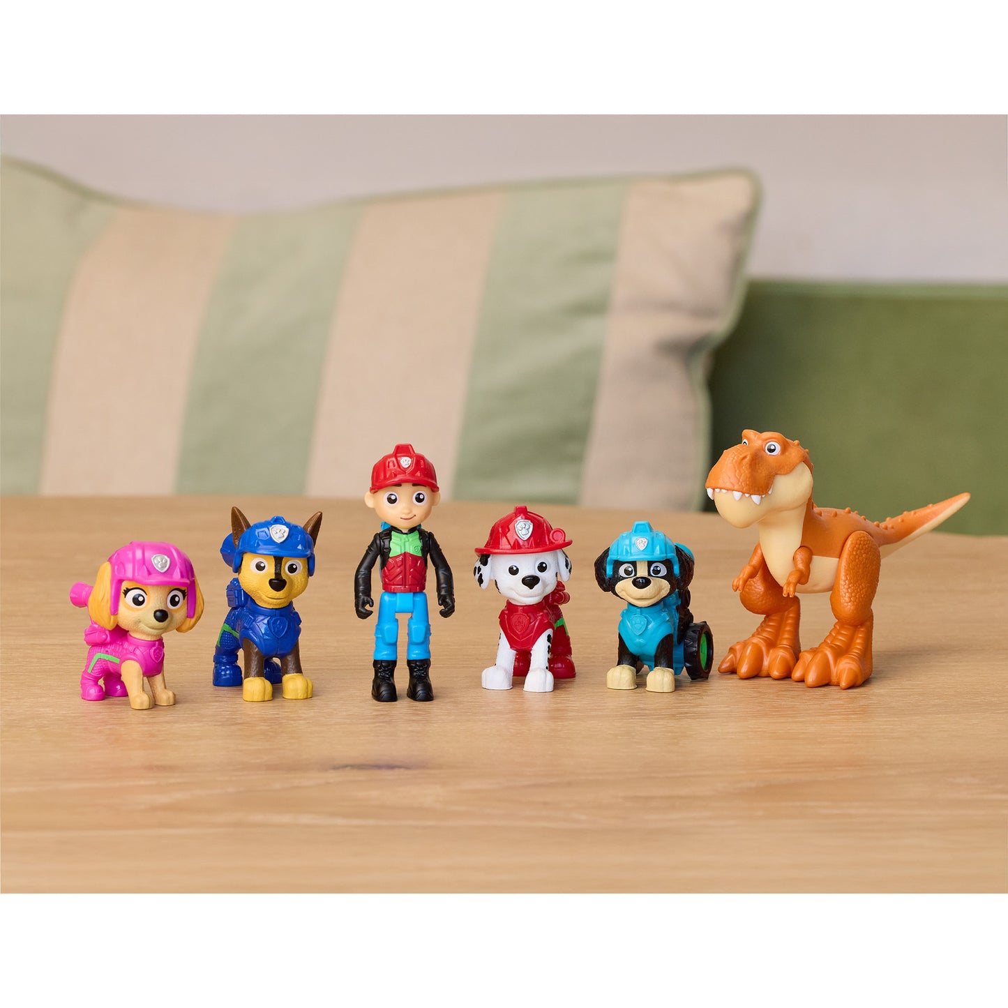 Paw Patrol: Der Dino Film - Dino Abenteuer Figuren-Geschenkset, 6er-Pack, Spielfigur