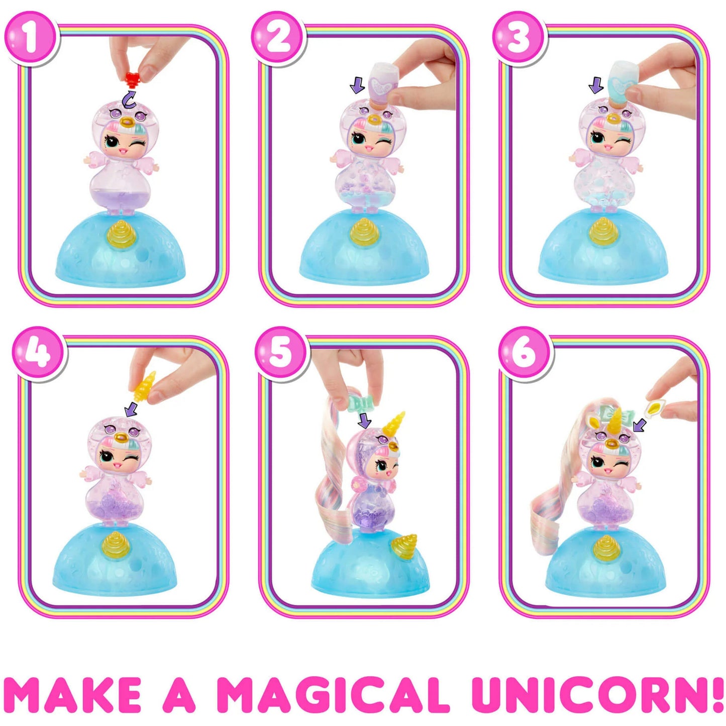 L.O.L. Surprise Unicorn Tots Make-Your-Own Unicorn Doll, Spielfigur