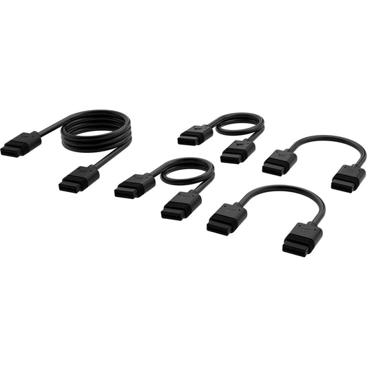 Corsair iCUE LINK Kabel-Kit, 600 / 200 / 100mm (schwarz, 5-teilig)