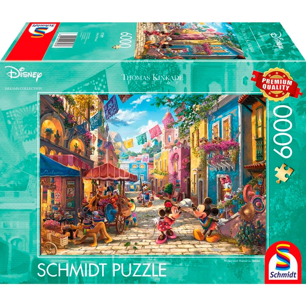 Schmidt Spiele Disney, Mickey & Minnie in Mexico 6000 57397 (6000 Teile)