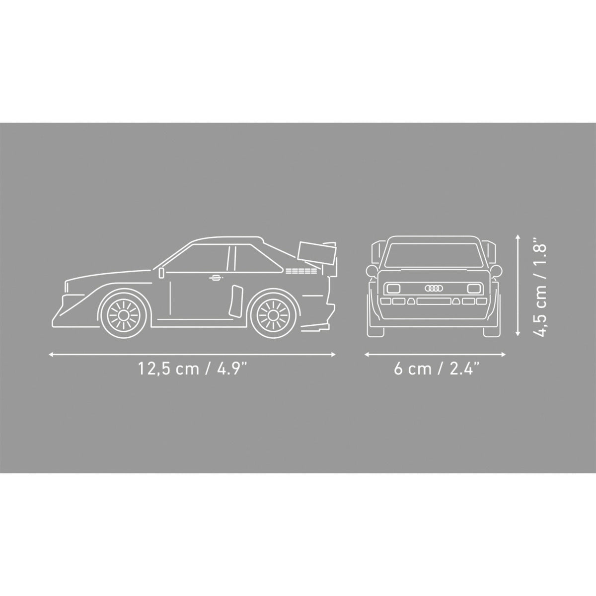 Audi quattro S1 E2, Konstruktionsspielzeug