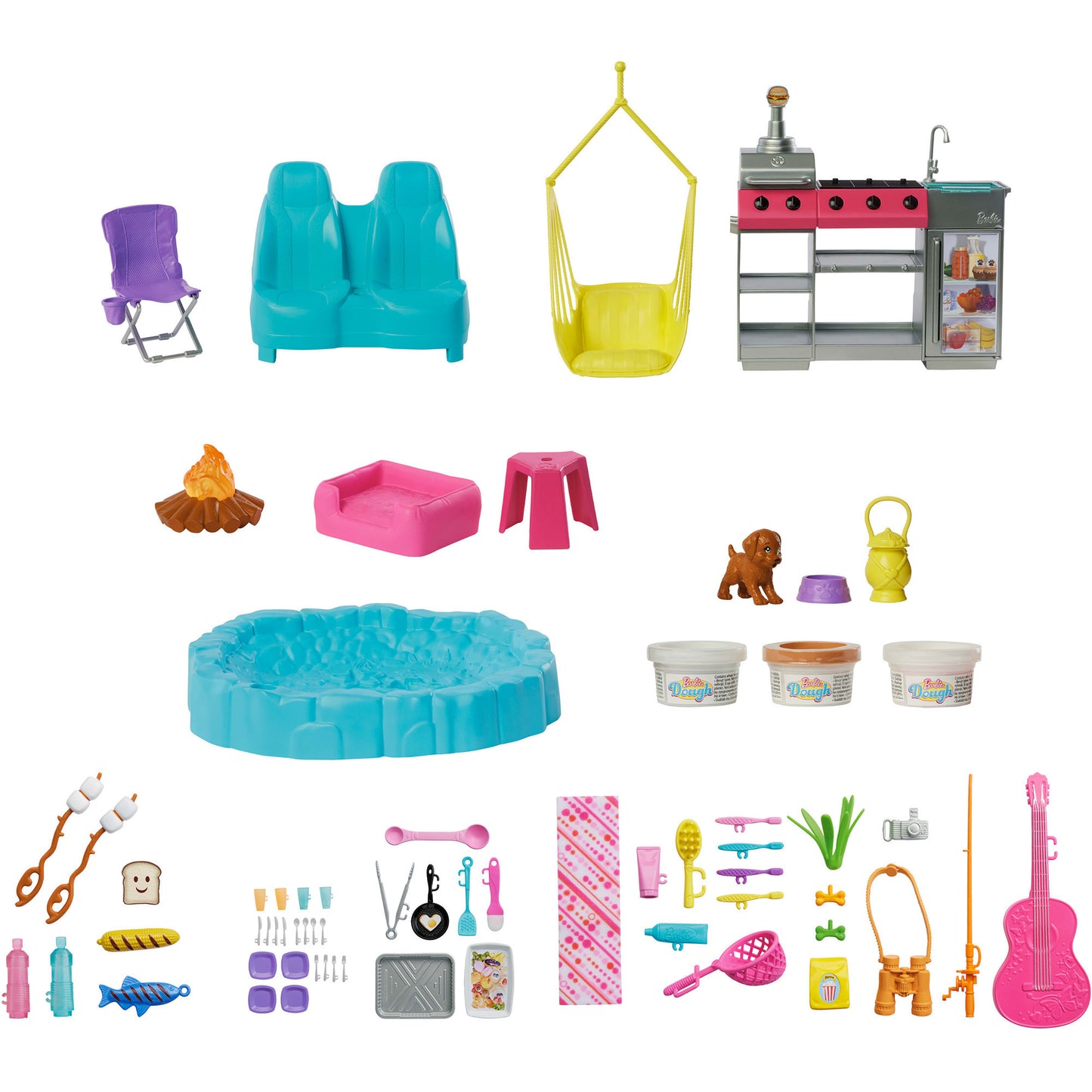 Barbie Super Abenteuer-Camper Spielset, Spielfahrzeug