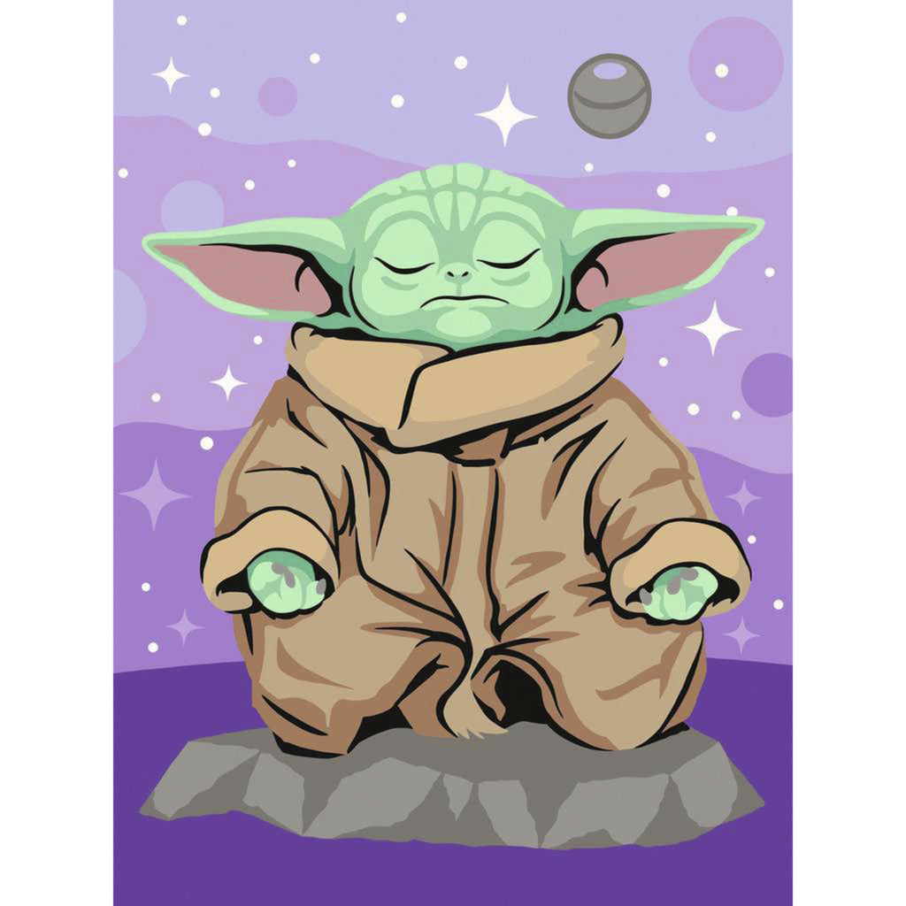 CreArt Star Wars - Meditierender Grogu, Malen